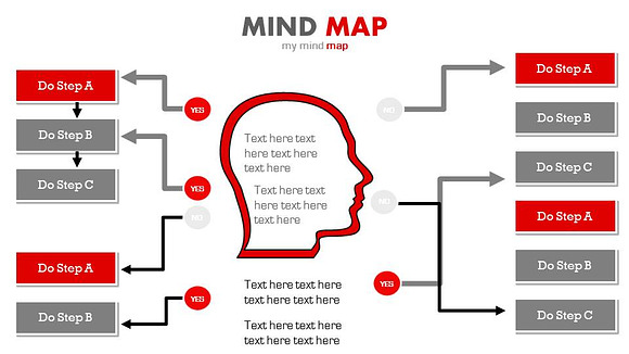 Mind Map 1 PowerPoint Template in PowerPoint Templates - product preview 28
