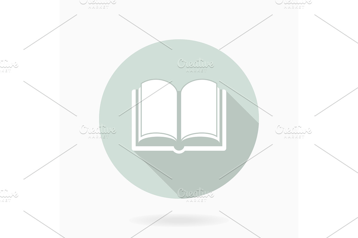 Fine Vector Book White Icon With in Textures - product preview 8