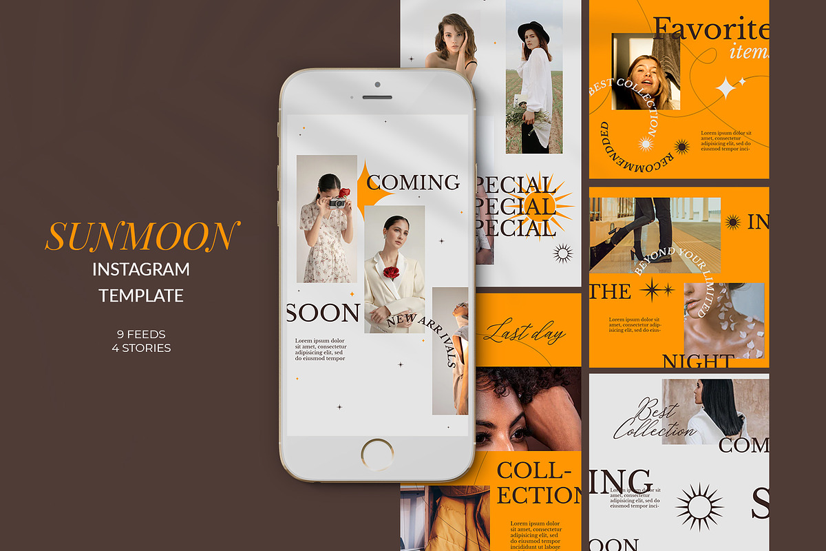 Sunmoon Instagram Templates in Instagram Templates - product preview 8