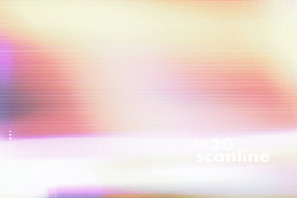 30 Scan lines Glitch Background in Textures - product preview 1