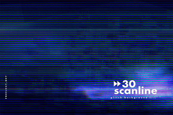 30 Scan lines Glitch Background in Textures - product preview 2