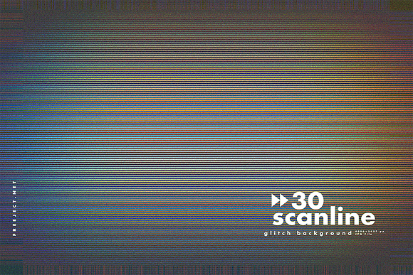 30 Scan lines Glitch Background in Textures - product preview 3