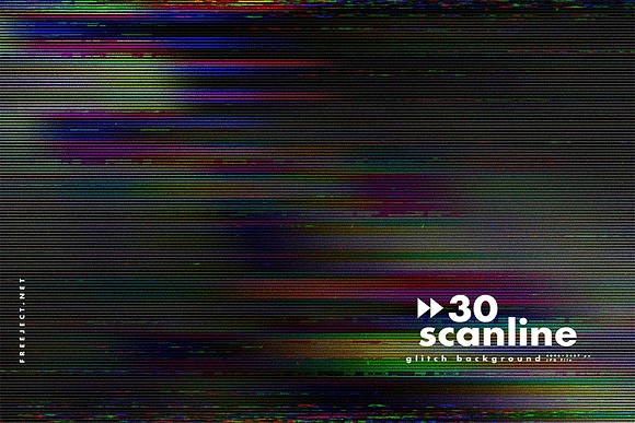 30 Scan lines Glitch Background in Textures - product preview 8