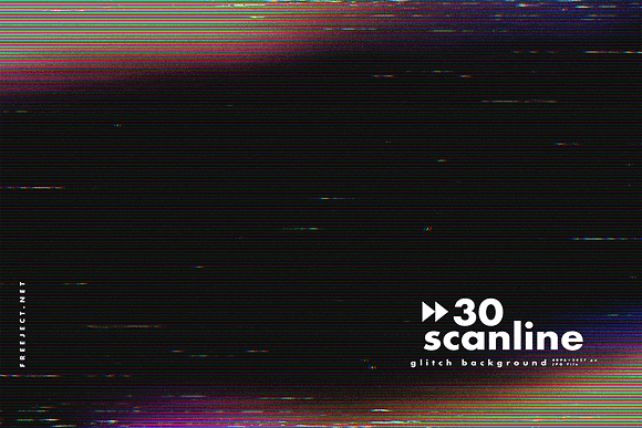 30 Scan lines Glitch Background in Textures - product preview 10