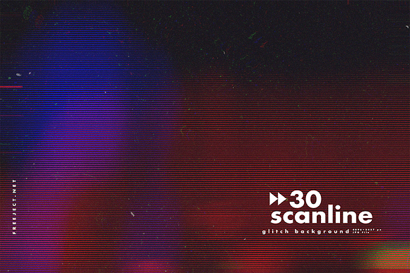 30 Scan lines Glitch Background in Textures - product preview 15