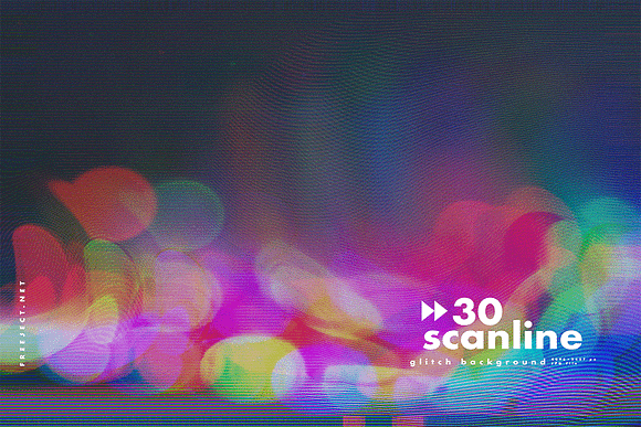 30 Scan lines Glitch Background in Textures - product preview 20