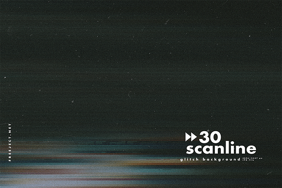 30 Scan lines Glitch Background in Textures - product preview 25