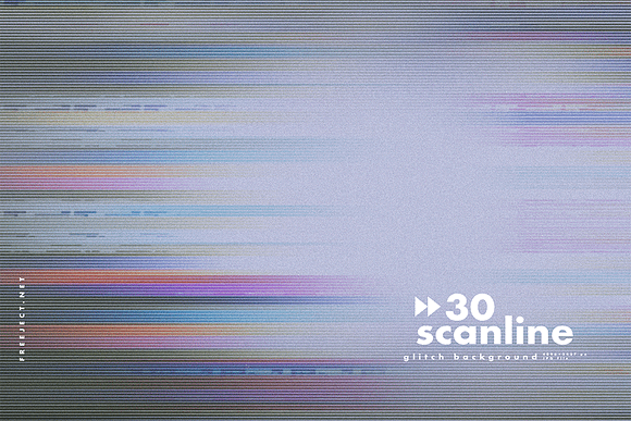 30 Scan lines Glitch Background in Textures - product preview 27