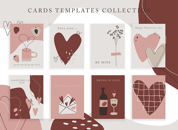 LOVE SHAPES - Abstract collection in Illustrations - product preview 5