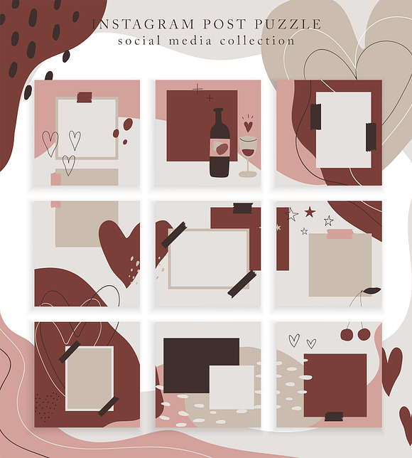 LOVE SHAPES - Abstract collection in Illustrations - product preview 6
