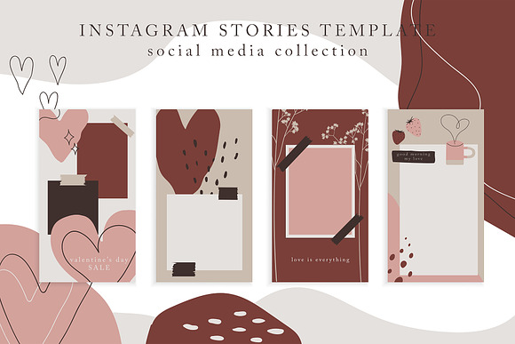 LOVE SHAPES - Abstract collection in Illustrations - product preview 7