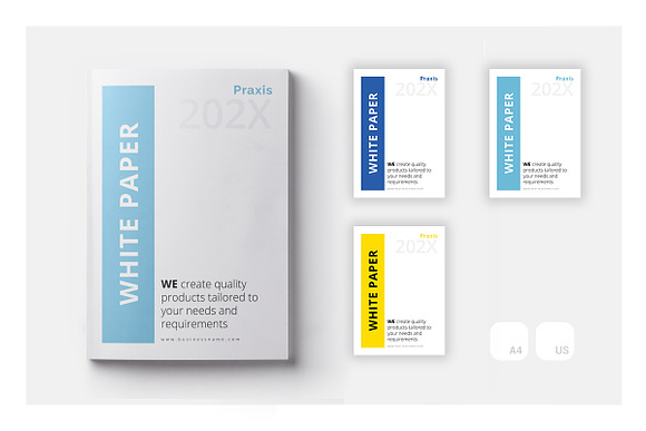 White Paper Brochures in Brochure Templates - product preview 14