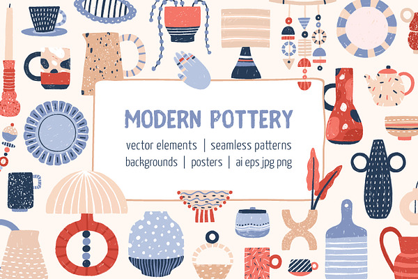 Modern pottery bundle