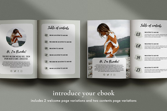 eBook Creator template | CANVA in Magazine Templates - product preview 3