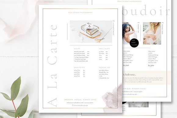 Marketing Set for Photographers in Stationery Templates - product preview 3
