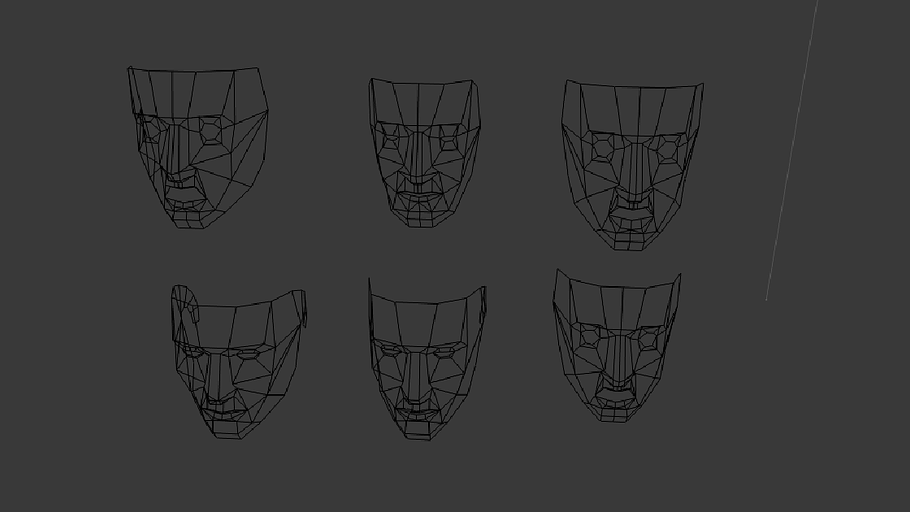 Low Poly Mask in Characters - product preview 5