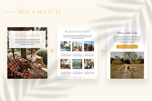 Lead Magnet Kit for Travel Bloggers in Email Templates - product preview 9