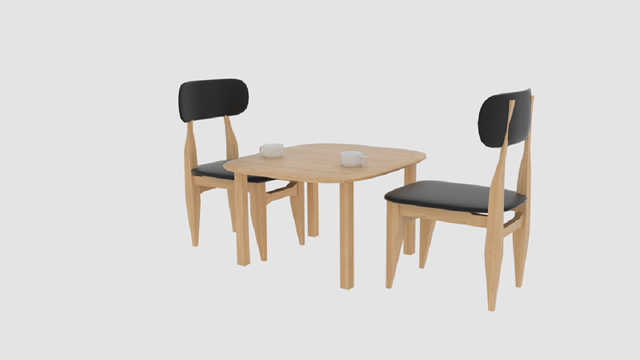 Curve Cafe Chair in Furniture - product preview 2