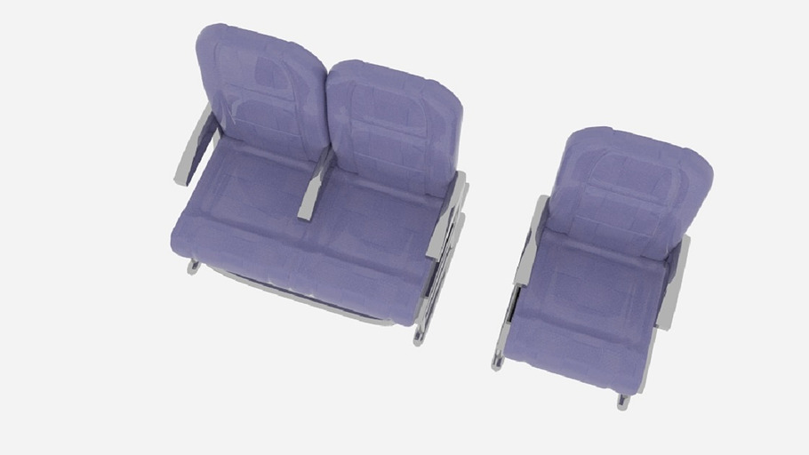 Plane Seat in Furniture - product preview 3