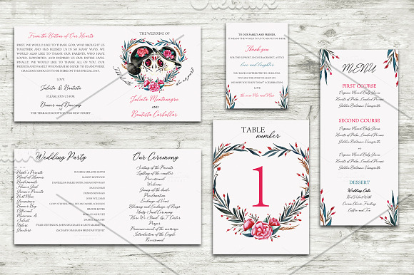 Wedding Invitation Suite - Julieta in Wedding Templates - product preview 1