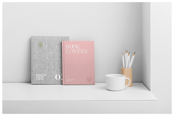 Book Cover Mockups - Hardcover Book in Print Mockups - product preview 7