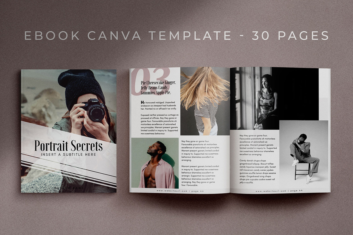 eBook Canva Template (Cotton) in Magazine Templates - product preview 8
