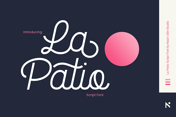 La Patio Script in Script Fonts - product preview 11