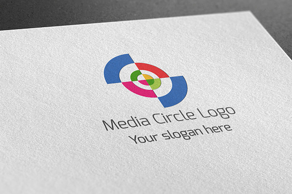Media Circle Logo in Logo Templates - product preview 1