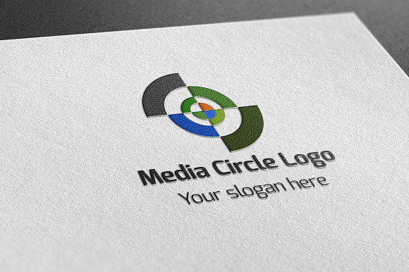Media Circle Logo in Logo Templates - product preview 2