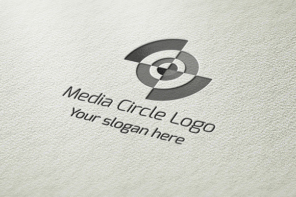 Media Circle Logo in Logo Templates - product preview 3