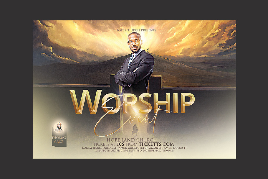 Worship Church Flyer