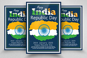 Happy Indian Republic Day Flyer