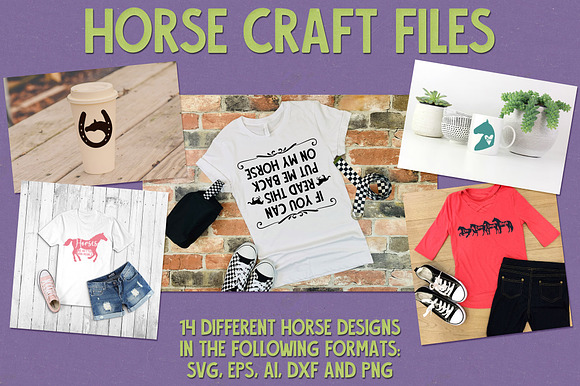 Horse Craft Files in Illustrations - product preview 1