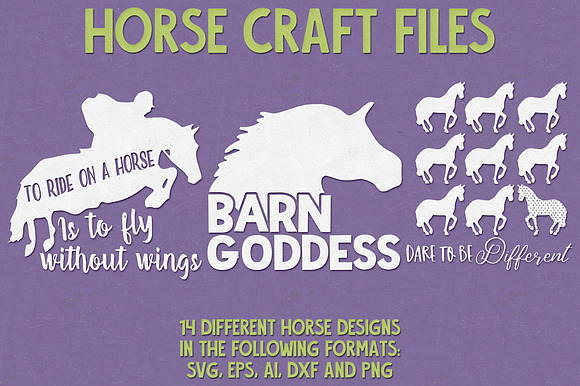 Horse Craft Files in Illustrations - product preview 2