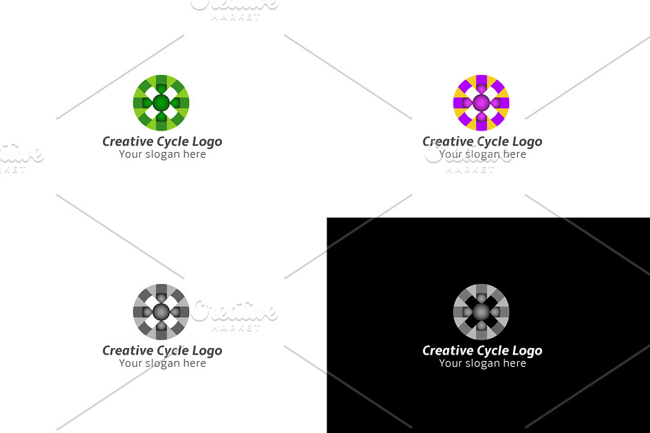 Creative Cycle Logo in Logo Templates - product preview 8