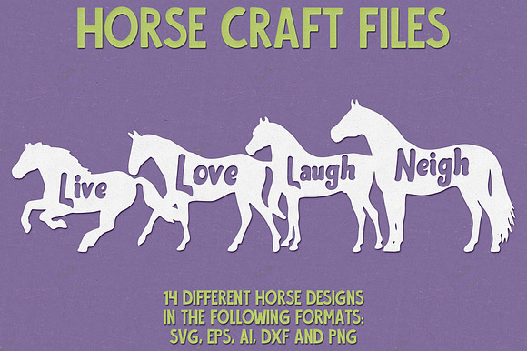Horse Craft Files in Illustrations - product preview 7