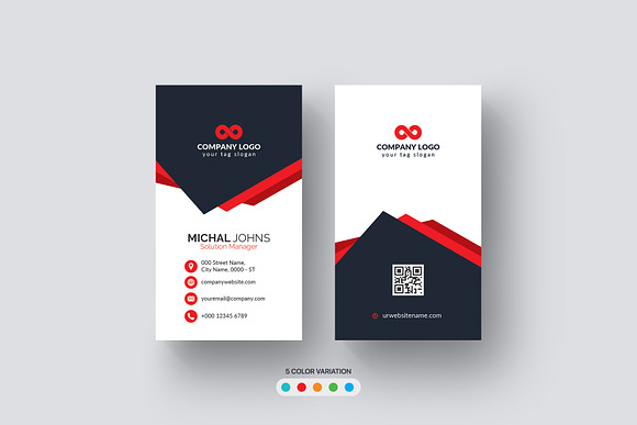 Creative Modern Business Card in Business Card Templates - product preview 2