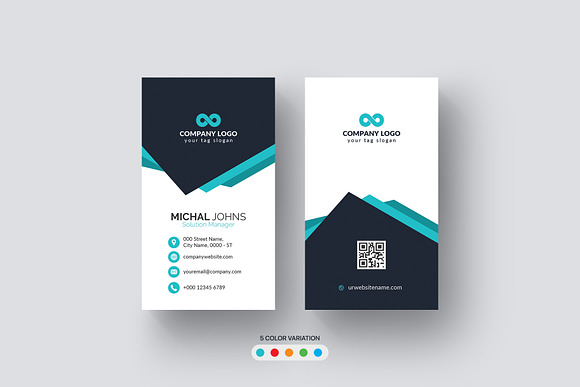 Creative Modern Business Card in Business Card Templates - product preview 4