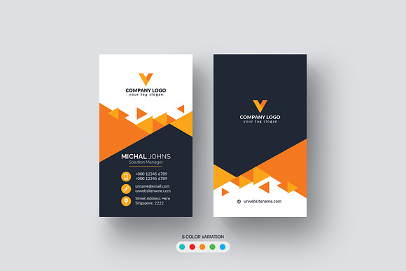 Creative Modern Business Card in Business Card Templates - product preview 1