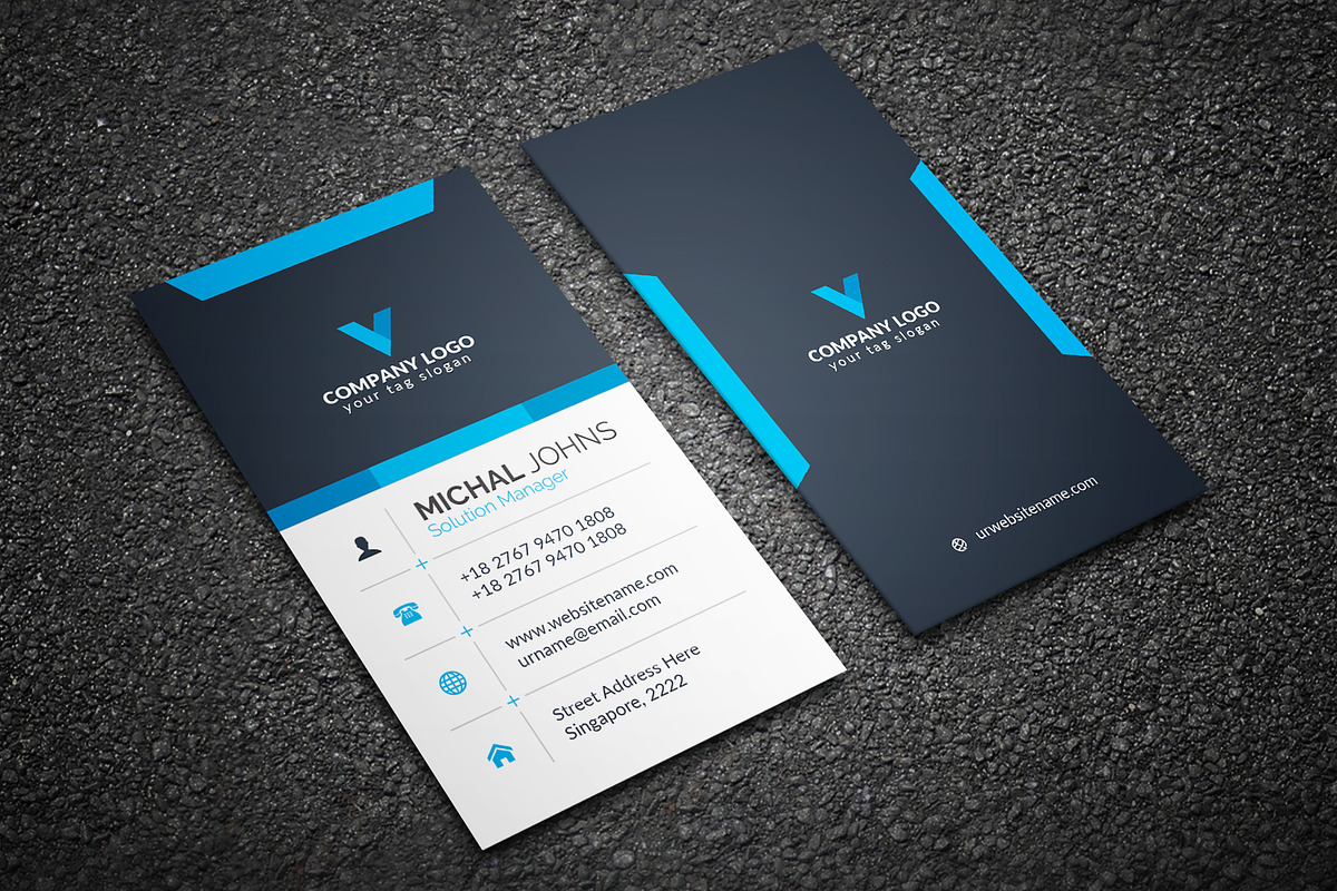 Creative Modern Business Card in Business Card Templates - product preview 8