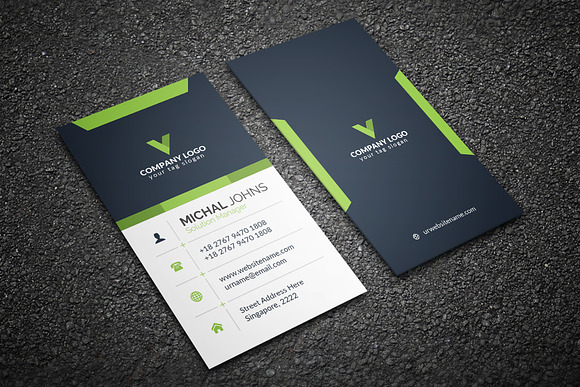 Creative Modern Business Card in Business Card Templates - product preview 3