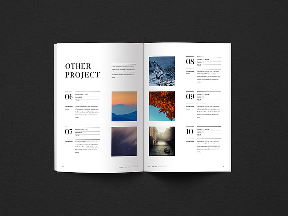 Newspaper Portfolio Brochure in Brochure Templates - product preview 5