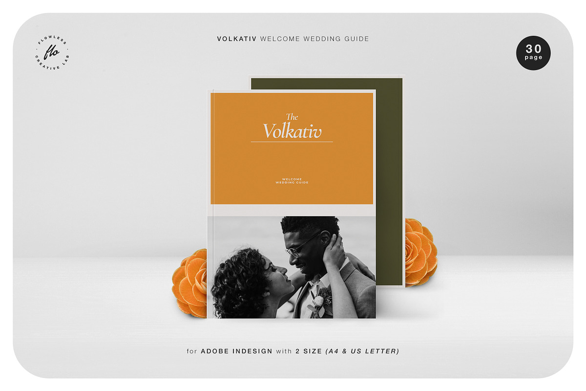 VOLKATIV Welcome Wedding Guide in Magazine Templates - product preview 8
