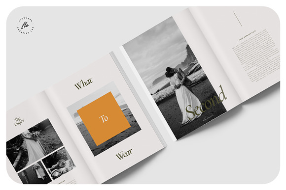 VOLKATIV Welcome Wedding Guide in Magazine Templates - product preview 2