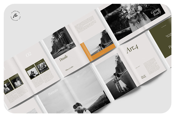 VOLKATIV Welcome Wedding Guide in Magazine Templates - product preview 4