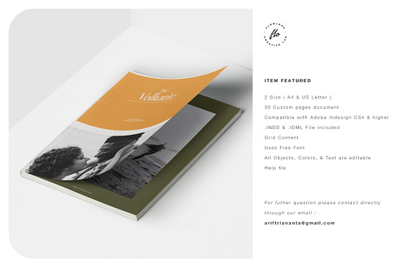 VOLKATIV Welcome Wedding Guide in Magazine Templates - product preview 5