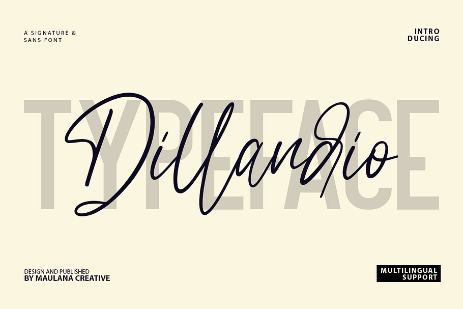 Dillandio - Font Duo in Script Fonts - product preview 8