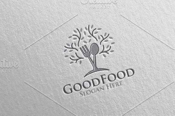Good Food Logo Restaurant or Cafe 53 in Logo Templates - product preview 3