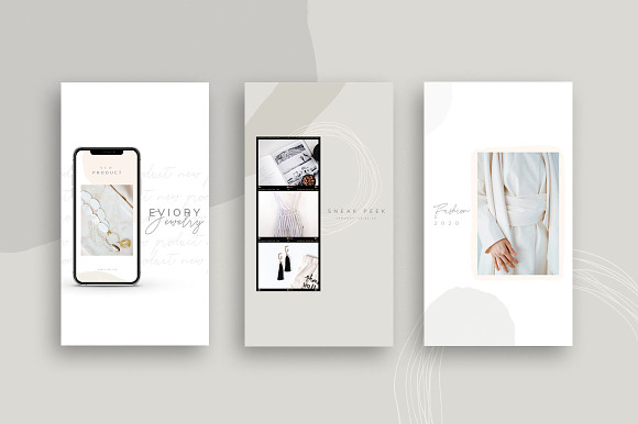 PS & CANVA Carlota - Social Media in Instagram Templates - product preview 6