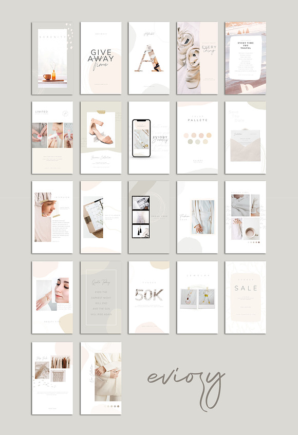 PS & CANVA Carlota - Social Media in Instagram Templates - product preview 8